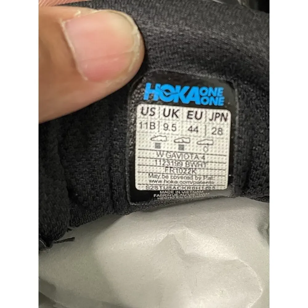Hoka One One HOKA Gaviota 4 Black White Size 11B